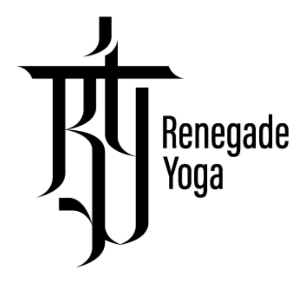 Renegade Yoga one-color black logo